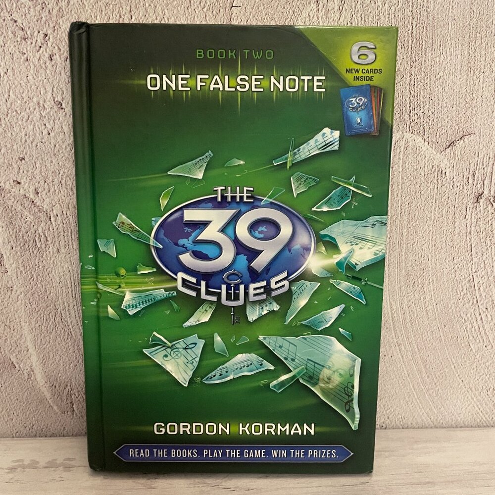 5 for $15📕One False Note (The 39 Clues, Book 2) Kids Book (SKU: 013BK)